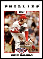 2008 Topps Opening Day Gold Cole Hamels 0123/2199 Philadelphia Phillies #16 picture