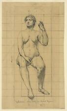 Venice,Nude Study for Central Figure,Kenyon Cox,c1893,Brunswick,Maine picture
