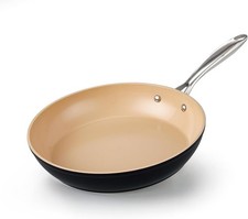 Cooks Standard 11-Inch, Black Nonstick Hard Anodized 11-inch, Black-Apricot  picture
