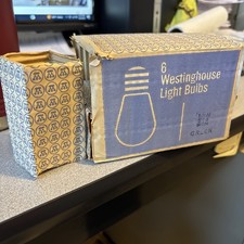 Vintage Westinghouse Marque Light Bulb Green. All have been tested. 6 pack.  picture