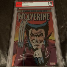 Wolverine Limited #1 PSA 9.8  Signed Frank Miller (2024) Auto 7 Foil Variant picture