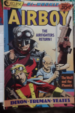 AIRBOY # 2 1986 ECLIPSE COMICS CHUCK DIXON TIM TRUMAN+ JACK KIRBY AD BACK COVER picture