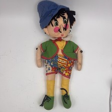 Vintage 1970s Pinocchio Plush Doll Sewn picture