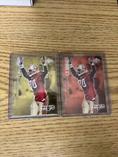 1998 UPPER DECK FLEER BLACK DIAMOND JERRY RICE GOLD /1500 AND RED /3000 INSERT picture