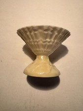 Belleek IRELAND Limpet Egg Cup Gold Mint Mark picture