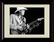 16x20 Framed Stevie Ray Vaughn - Note - Autograph Promo Print picture