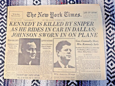 JFK Assassination New York Times Nov 23 1963 Late City Edition Original 60 Pages picture