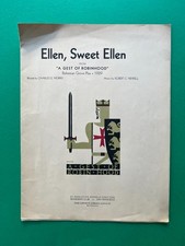 A Gest of Robin Hood ~ Sheet Music ~ BOHEMIAN CLUB ~ 1929 ~ Signed picture