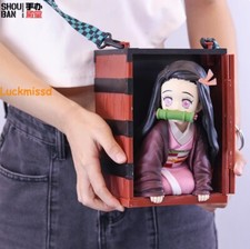 Demon Slayer Kamado Nezuko PVC Figure Popcorn Bucket Decoration Model Toy 22cm  picture