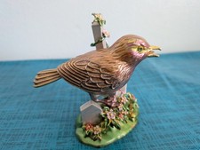 Joan Rivers Flights of Fantasy Bird Figurine Keepsake Box Floral Trinket Box picture