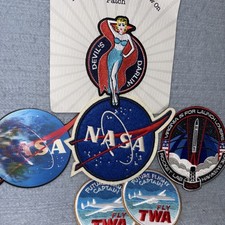 Lot Of 6 VTG Patches - Military, Space, NASA, & Miscellaneous- NEW picture