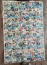3-1990 Topps BASEBALL Uncut Sheet Of 132 Cards - 28x43 Griffey,Sandberg,Puckett picture