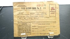 1943 WWII War Ration Book No 3 OPA Stamps San Francisco California Vintage picture