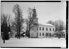 Photo:Danby NY Federated Church 1900s Winter Exterior Cross Tower picture
