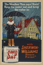 π§οΈ Vintage Sherwin-Williams Ad Poster - Rainy Day Art - 16x24β - 200gsm picture