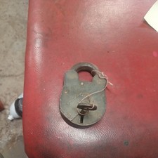 Vintage Antique Hobbs & Co. Padlock Lock With Key London Collectible picture