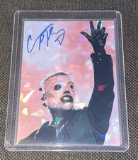Corey Taylor Slipknot Custom Holofoil Refractor Prizm Card in top loader picture