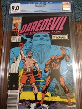 Daredevil#289 cgc9.0 White pages bullseye and kingpin appearance picture