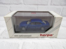 Mini car 1/43 Herpa Mercedes Benz E class blue model car Age14+ picture