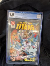 New Teen Titans #44 CGC 9.0 1988 DC Comics White Pages Return of Godiva picture