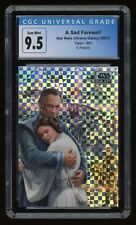 2021 Topps Star Wars Chrome Galaxy A Sad Farewell X-Fractor /10 #63 CGC 9.5 picture