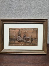 Echt Kupfer (Real Copper) wall plaque etched cityscape of Munich Germany picture
