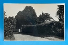Vintage Rppc Rustic Cottage Countryside Home Real Photo Postcard Old Tree picture