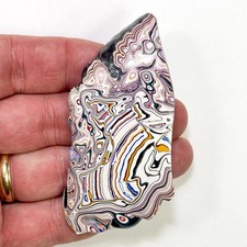 DVH Kenworth Truck Fordite Polished Face Specimen Chillicothe Ohio Ass. (6989) picture