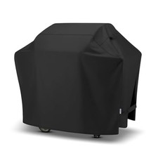 SunPatio 55 Inch Grill Cover for Outdoor Grill Heavy Duty Waterproof, Black picture