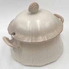 MIKASA Grand Manner SOUP TUREEN 2 Qt. Stoneware Ceramic Serving Bowl Japan DJ825 picture