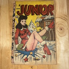 JUNIOR  11  - CLASSIC HEADLIGHTS COVER - AL FELDSTEIN - VERY RARE ANY GRADE picture