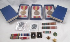World War 2 WW2 Military Collection Service Medals & Ribbons  picture
