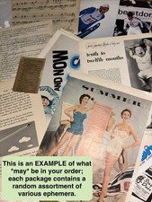 Ephemera Lot Junk Journal 100+ Pc Mixed Media Art Variety 1900-1999 Vtg Paper picture