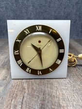 Vintage 1940s Telechron 4H55 The Statesman Art Deco Lucite Electric Desk Clock picture