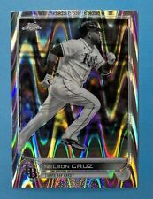 2022 Topps Sonic Chrome Nelson Cruz #71 - Black & White Ray Wave picture