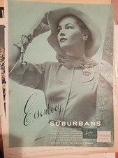 1948 Women's Eisenberg & Sons Surburbans Dress jewelry Vintage Fashion Ad picture