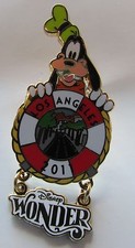 Disney DCL Disney Wonder Panama Canal 2011 Goofy Los Angeles Artist Proof AP Pin picture