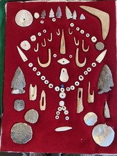 frame of native american artifactacts picture