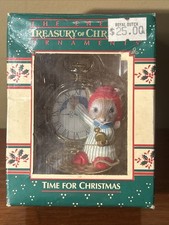 Vintage Enesco Pocket Watch W/Mouse