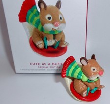 Hallmark Keepsake Christmas Ornament 2023 CUTE AS A BUTTON Special Edition H74 picture