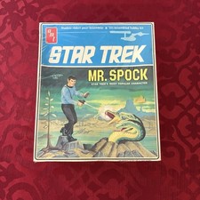 NEW 1968/1970s Vintage AMT S956 Star Trek Mr Spock Figure Model Kit Sealed picture