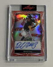 2023 LEAF METAL CHRISTMAS EXCLUSIVE CARD RC AUTO ONEIL CROSS 2/3 AUTOGRAPH picture