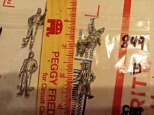 Four (4) Nice Military  Figures scale unknown for your diorama Package # 849 picture