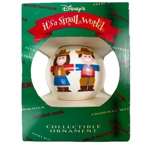 Disney IT'S A SMALL WORLD USA Christmas Ornament Collectable Vintage picture