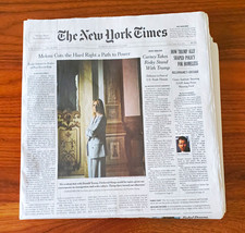 The New York Times Sunday August 23 2026 Giorgia Meloni INTERVIEW picture