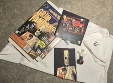 VTG Grim Fandango Lot of PROMO items, T-Shirt, counter display, booklet, puppet picture