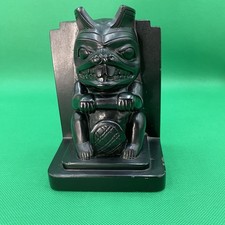 Haida Beaver Totem Animal Bookend Pacific Northwest 5.25