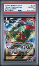 Graded Pokemon - Rayquaza VMAX (101/159) Crown Zenith PSA 10 picture