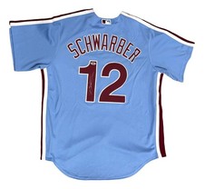 Kyle Schwarber Signed Philadelphia Philles Nike Throwback Replica Jersey PSA/DNA picture
