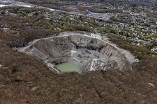 Photo:Boston Massachusetts West Roxbury Aerial Quarry 2000s picture
